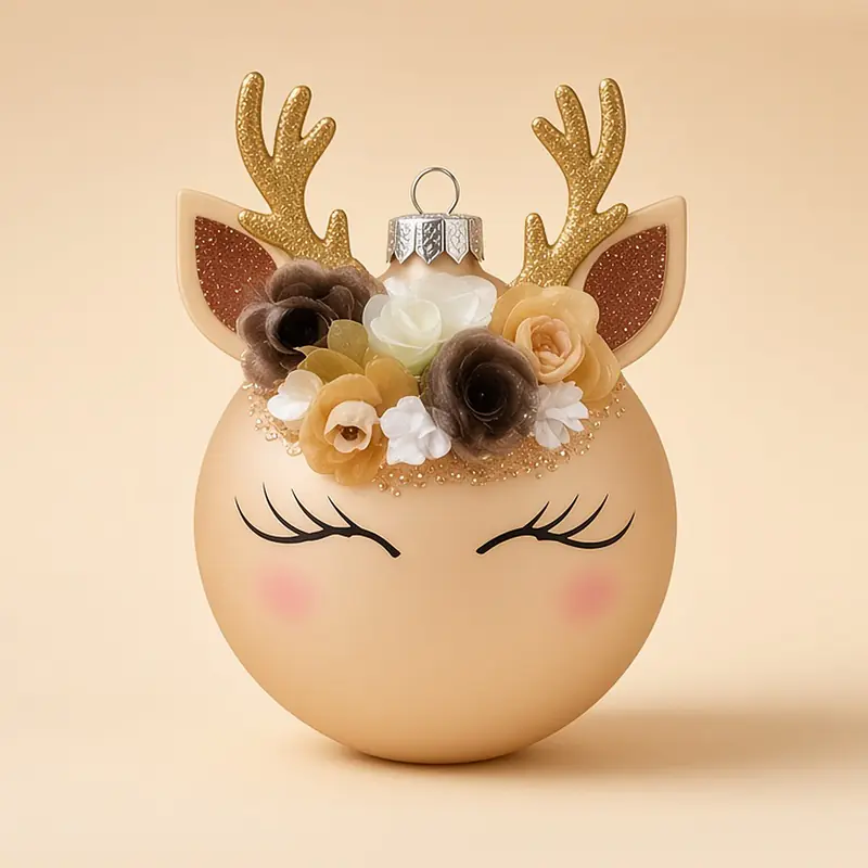 Carita de cristal de 12 cm — modelo unicornio