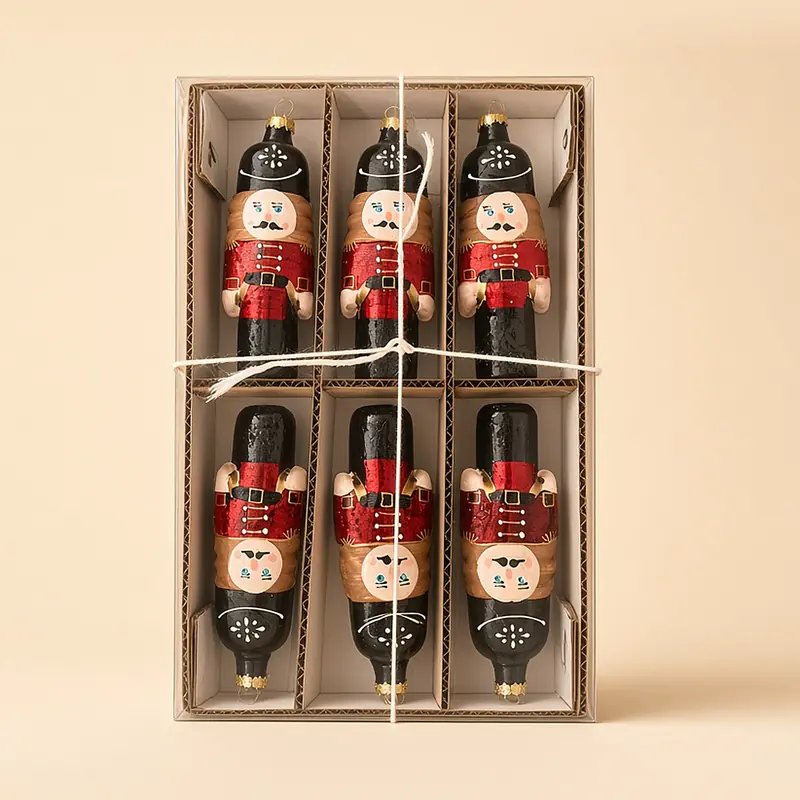 Esferas de cascanueces de 13 cm (6 piezas)