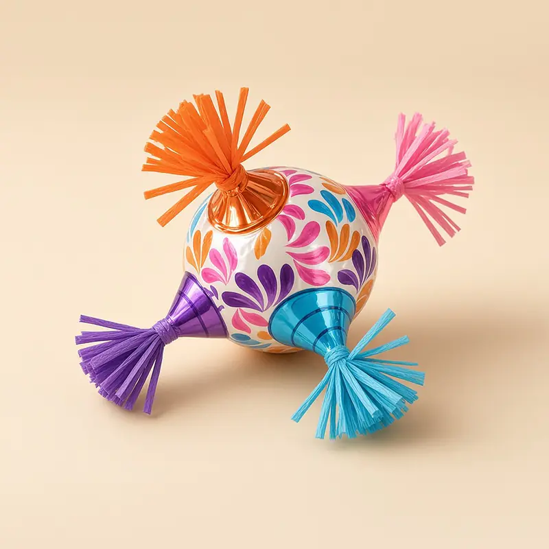 Piñata de cristal de 10 cm — color multicolor