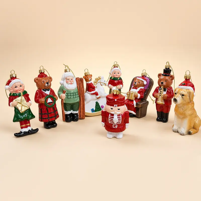 Figuras de vidrio surtidas